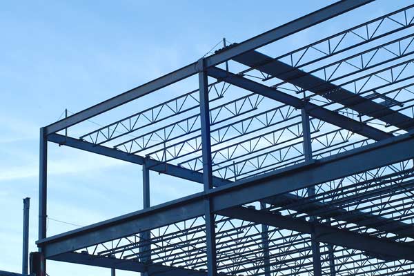 Steel Building Frame from Construction